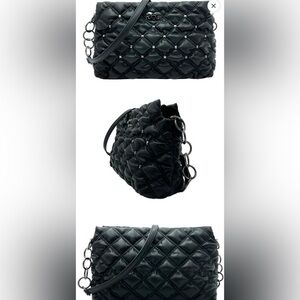 Black Quilted Women's Bag